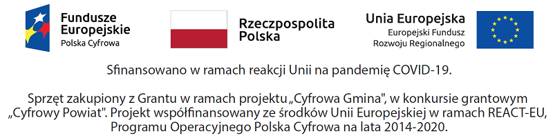 logotypy projektu unijnego Cyfrowy Powiat